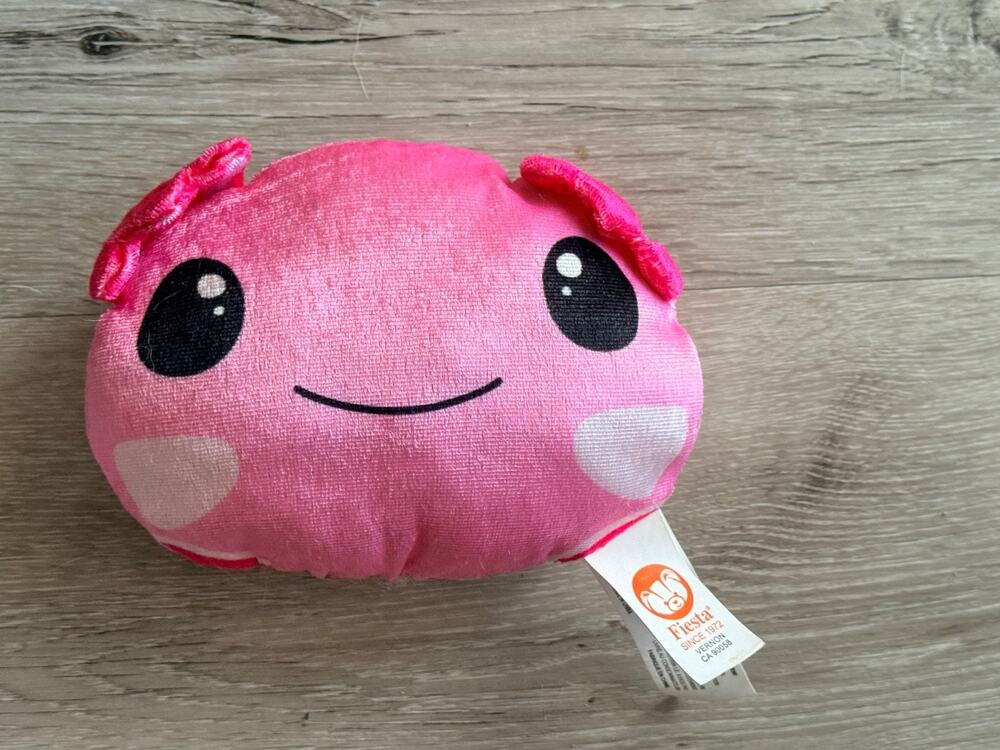 Adorable Axolotl Salamander 2D Gumballs Face 5"